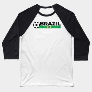Brazil Football Fan. Brazil Soccer Design Baseball T-Shirt